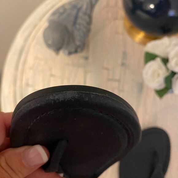 Tory Burch Jolie Dark Navy Thong Sandal 6.5 - Picture 9 of 9